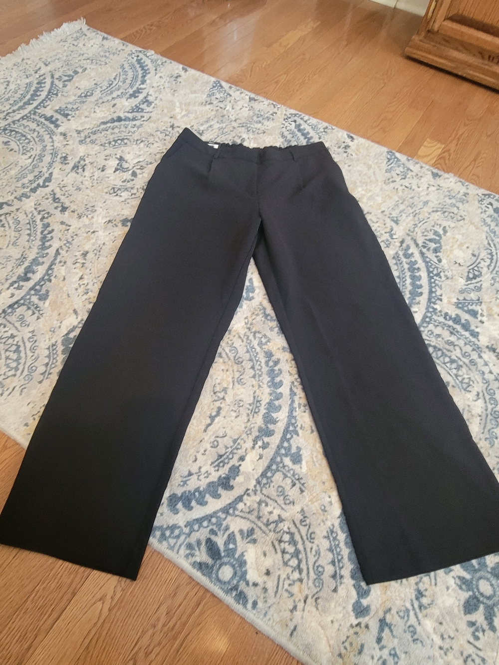 DKNY Black Wide-Leg Women's Pants NWT 14